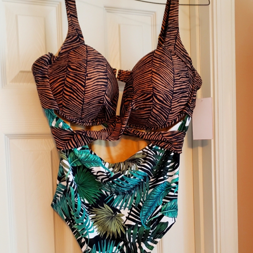 Swimsuits for All, One-piece, size 16